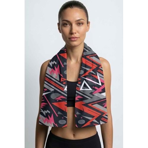 Sports Dijital Baskılı 50x100 Cm Spor Havlusu Fitness Gym Golf Boks Tenis Havlusu SPORT2