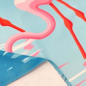 Flamingo Dijital Baskılı 75x150 Cm Plaj Havlusu