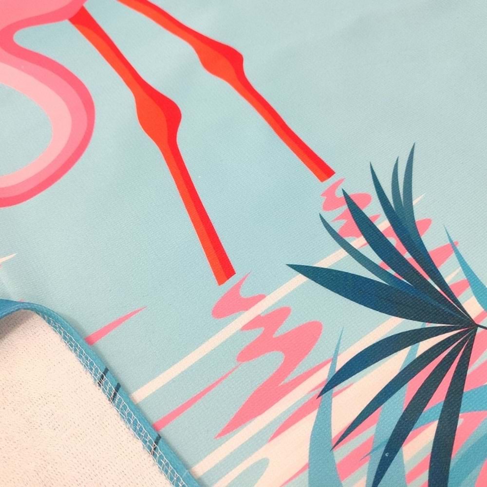 Flamingo Dijital Baskılı 75x150 Cm Plaj Havlusu