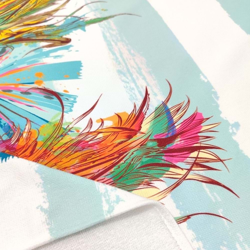 Summer Pineapple Dijital Baskılı 75x150 Cm Plaj Havlusu