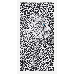BLACK LEOPARD Dijital Baskılı 75x150 Cm Plaj Havlusu