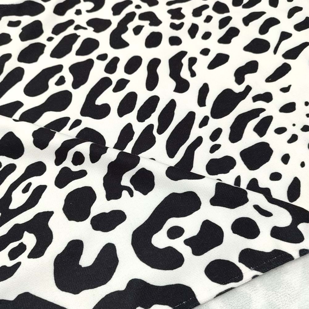 BLACK LEOPARD Dijital Baskılı 75x150 Cm Plaj Havlusu