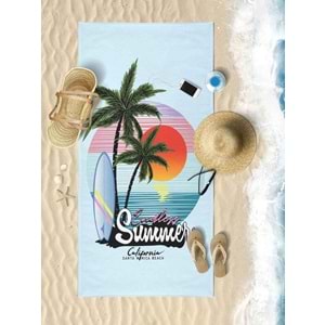ENDLESS SUMMER Dijital Baskılı 75x150 Cm Plaj Havlusu