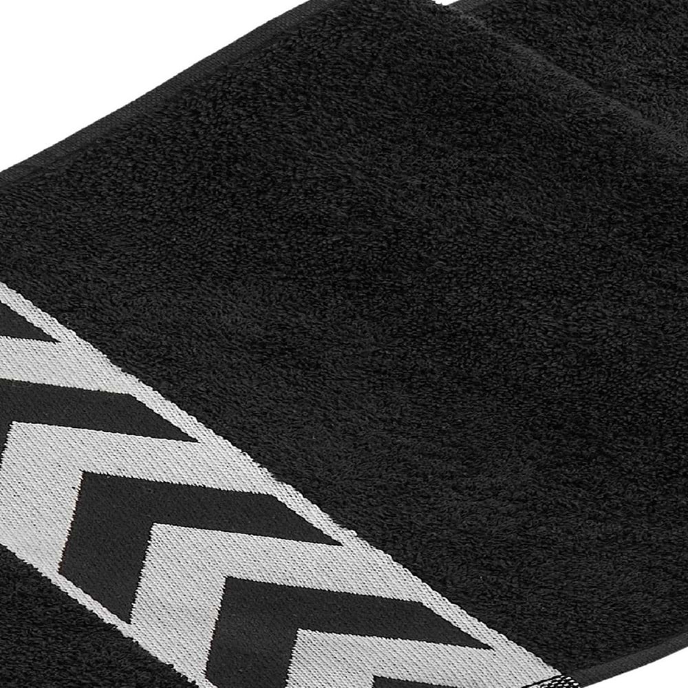Sergeant 30x100 Cm %100 Pamuk(450 GSM) Siyah-Beyaz 2'li Spor Havlusu Fitness Gym Golf Boks Havlusu