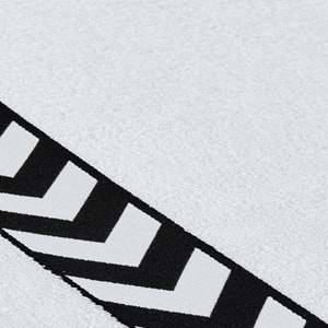 Sergeant 30x100 Cm %100 Pamuk(450 GSM) Siyah-Beyaz 2'li Spor Havlusu Fitness Gym Golf Boks Havlusu