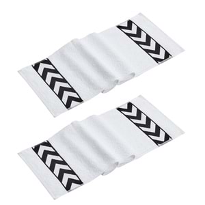 Sergeant 30x100 Cm %100 Pamuk(450 GSM) Beyaz 2'li Spor Havlusu Fitness Gym Golf Boks Havlusu