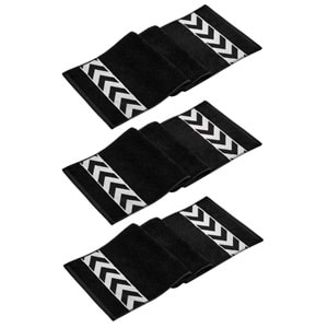 Sergeant 30x100 Cm %100 Pamuk(450 GSM) Siyah 3'lü Spor Havlusu Fitness Gym Golf Boks Havlusu
