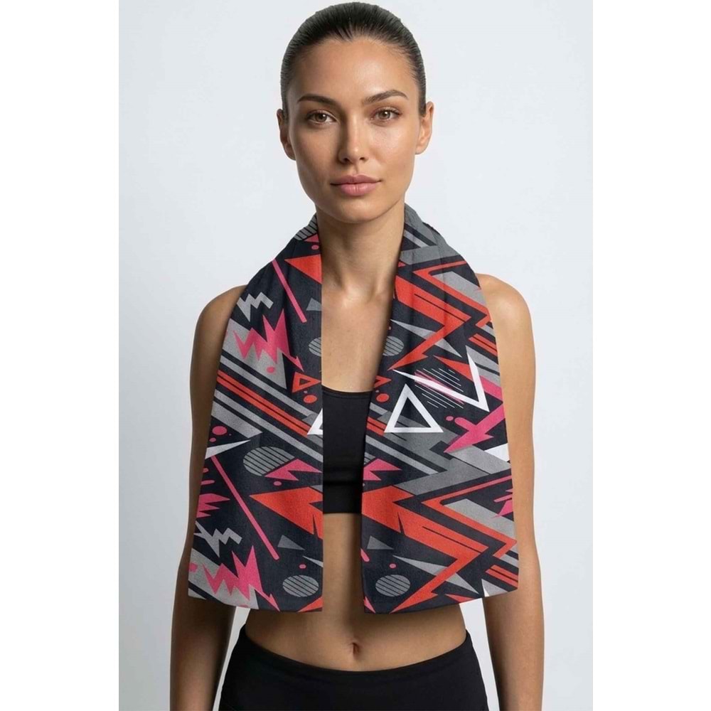 Sports Dijital Baskılı 50x100 Cm Spor Havlusu Fitness Gym Golf Boks Tenis Havlusu SPORT2