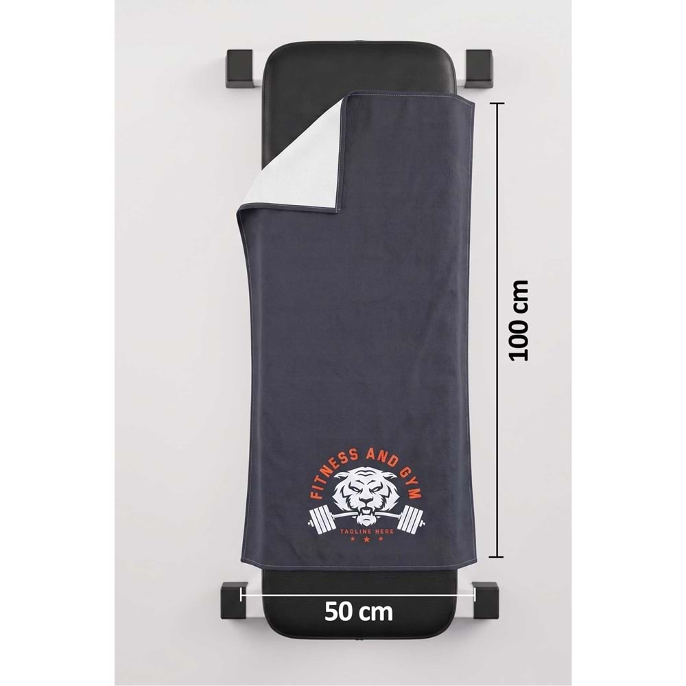 Sports Dijital Baskılı 50x100 Cm Spor Havlusu Fitness Gym Golf Boks Tenis Havlusu SPORT4