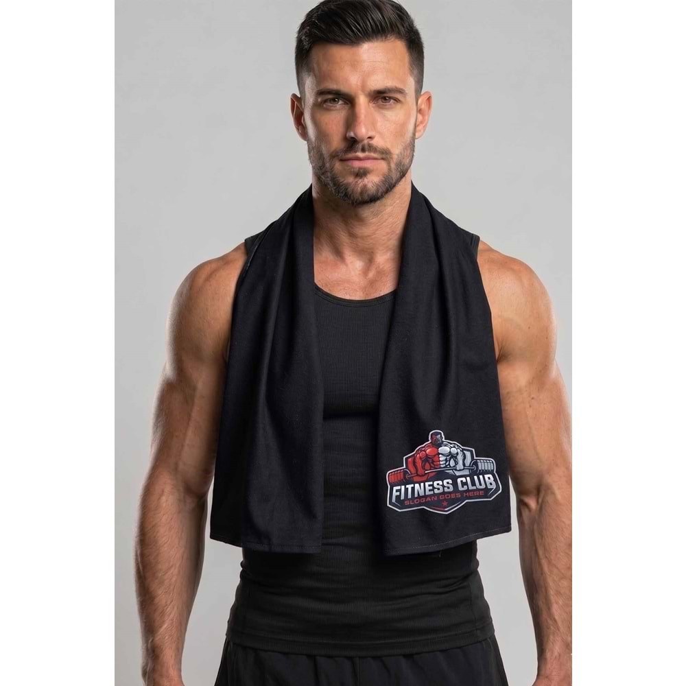 Sports Dijital Baskılı 50x100 Cm Spor Havlusu Fitness Gym Golf Boks Tenis Havlusu SPORT5